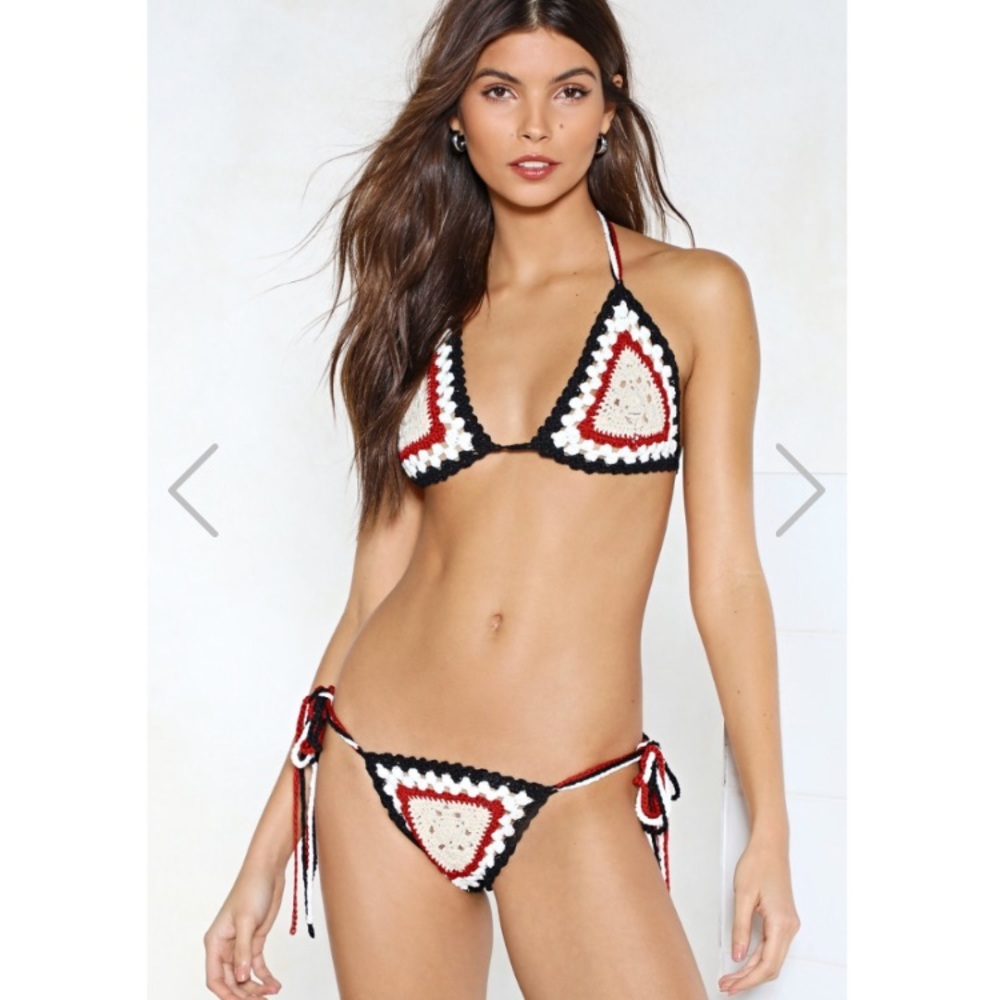 Nasty Gal Crochet Bikini Set